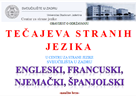 Obavijest o održavanju tečajeva stranih jezika u Centru za strane jezike Sveučilišta u Zadru